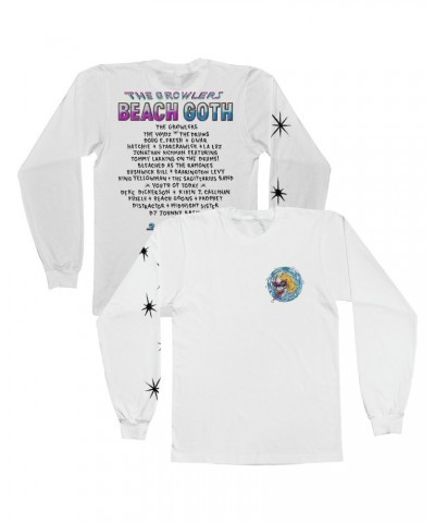 The Growlers 2018 Beach Goth Longsleeve T-Shirt - White $6.80 Shirts