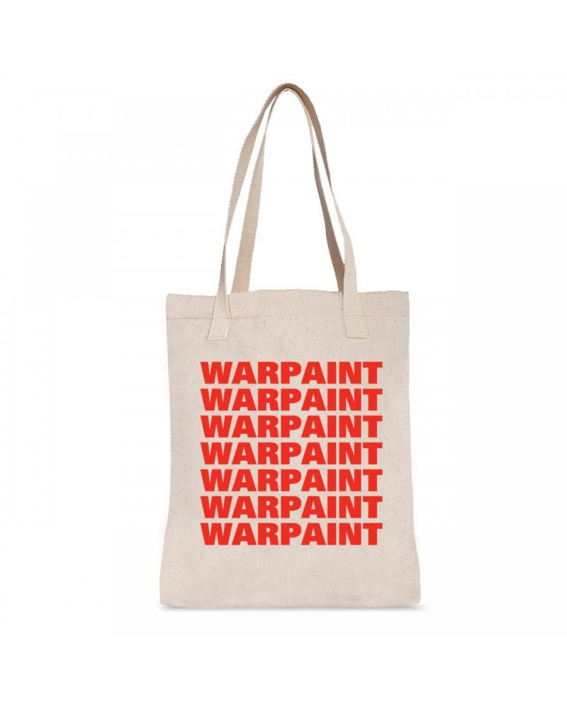 Warpaint Red Logo Tote Bag $9.40 Bags