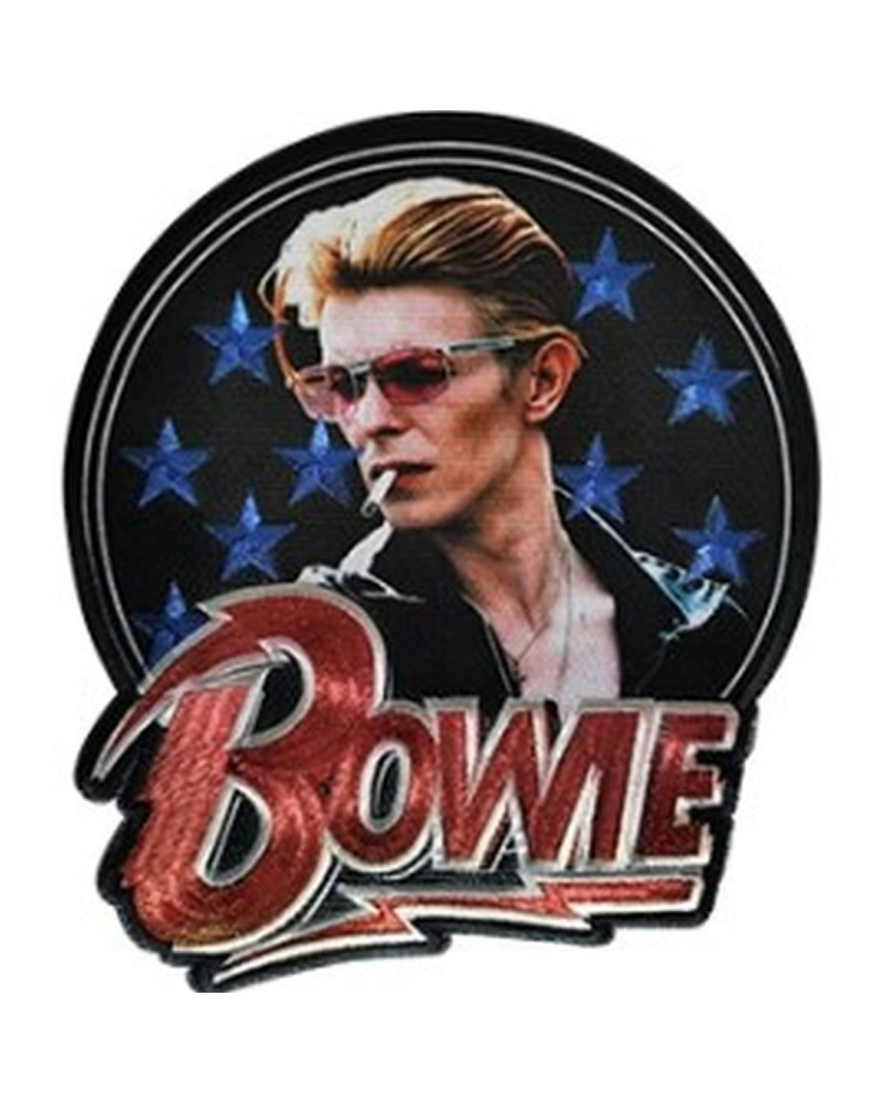 David Bowie Bowie With Stars Oversize Patch $5.95 Accessories