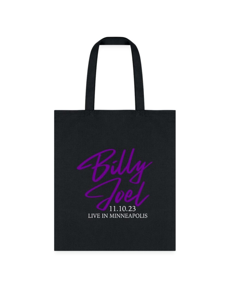 Billy Joel "11-10-23 MinnesotaSet List" Black Tote Bag Online Exclusive $13.80 Bags