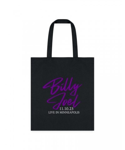 Billy Joel "11-10-23 MinnesotaSet List" Black Tote Bag Online Exclusive $13.80 Bags