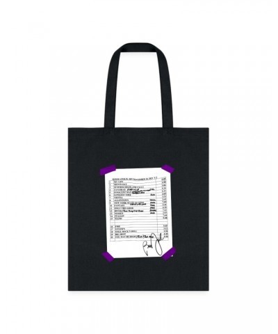 Billy Joel "11-10-23 MinnesotaSet List" Black Tote Bag Online Exclusive $13.80 Bags