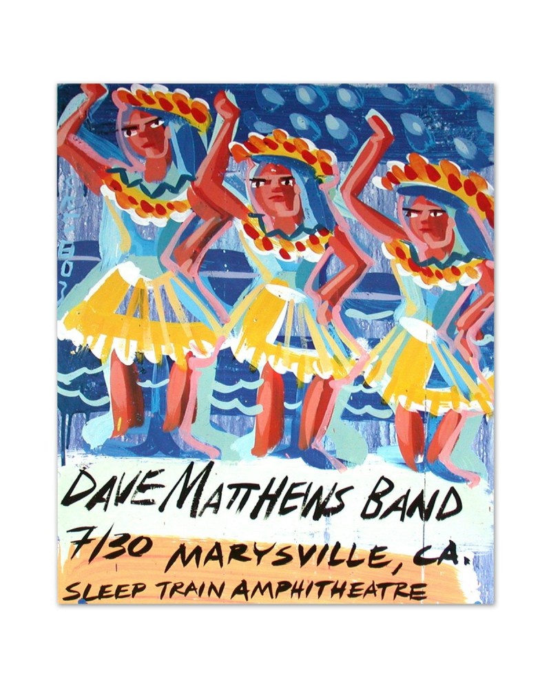 Dave Matthews Band Live Trax 26 Steve Keene Wooden Poster Painting $25.00 Decor