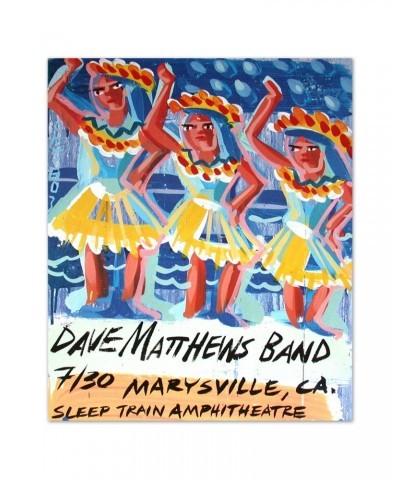 Dave Matthews Band Live Trax 26 Steve Keene Wooden Poster Painting $25.00 Decor