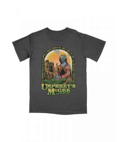 Umphrey's McGee Laser Eyes Heavyweight Graphite T-Shirt $11.20 Shirts