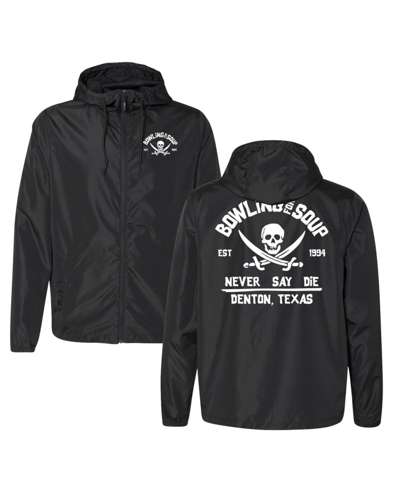 Bowling For Soup Never Say Die Windbreaker $50.40 Outerwear