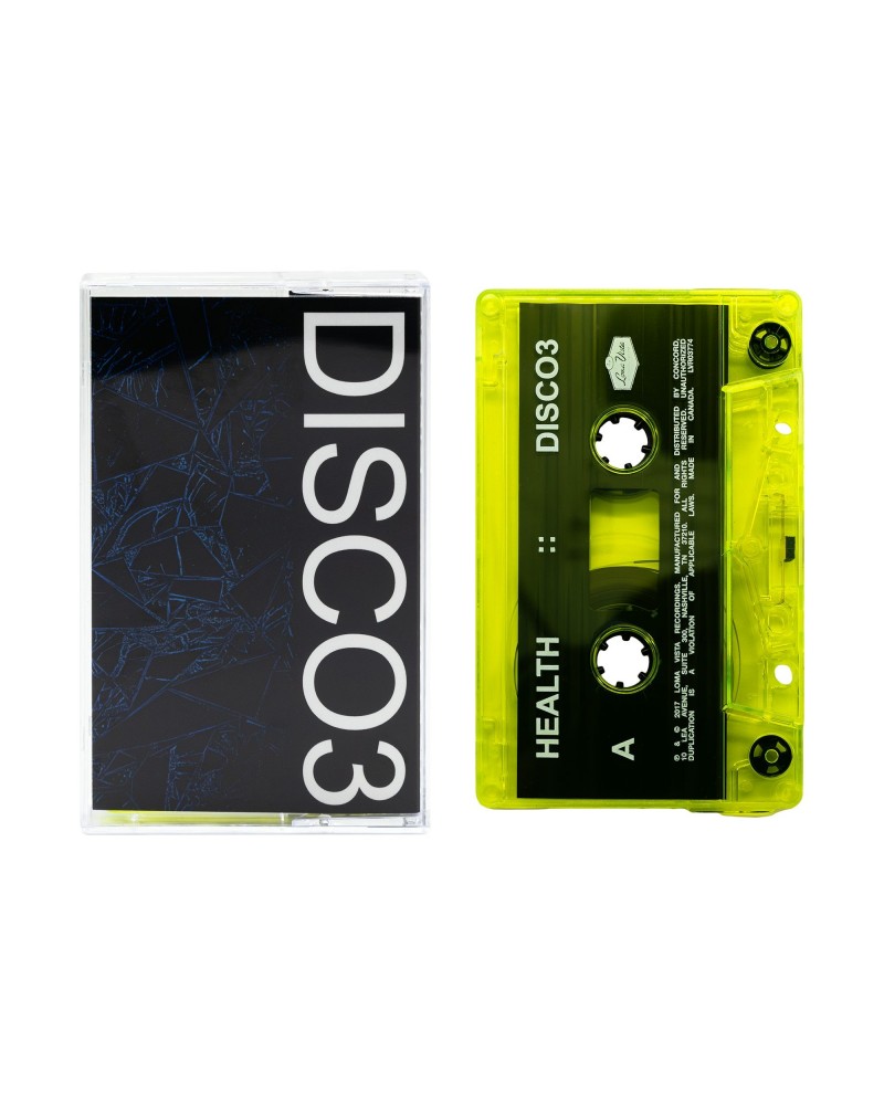 HEALTH Disco 3 Translucent Yellow Cassette $5.28 Tapes