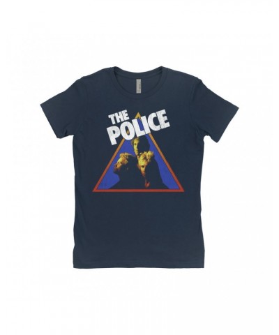 The Police Ladies' Boyfriend T-Shirt | Retro Zenyatta Mondatta Image Distressed Shirt $12.48 Shirts