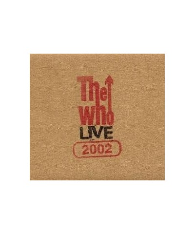 The Who ENCORE SERIES 02 - LIVE: MANSFIELD MA 9/27/02 CD $4.53 CD