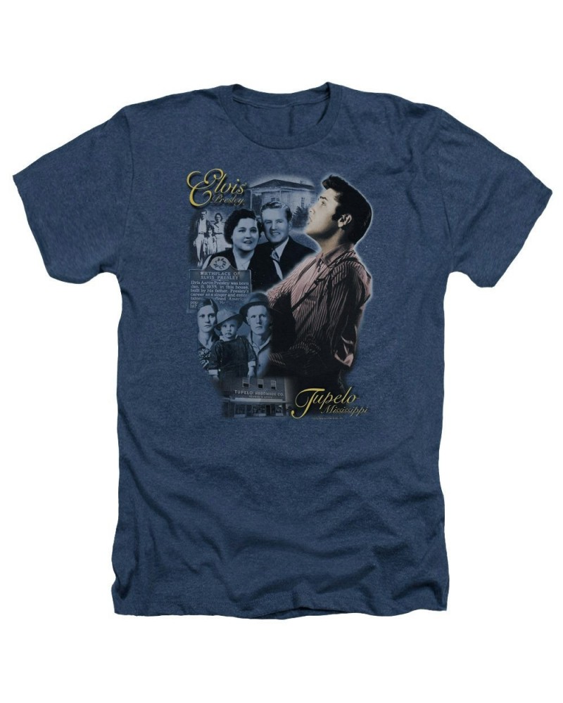 Elvis Presley Tee | TUPELO Premium T Shirt $8.46 Shirts