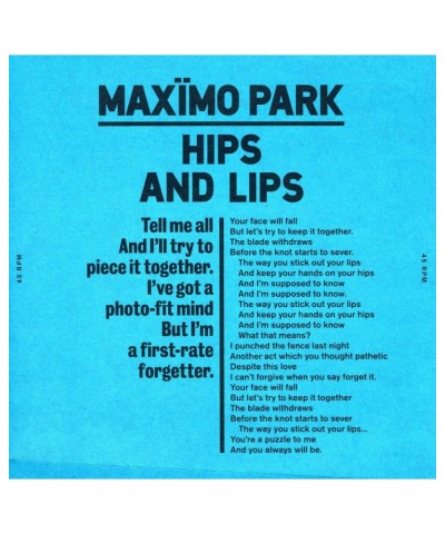 Maximo Park Hips And Lips Vinyl Record $3.46 Vinyl