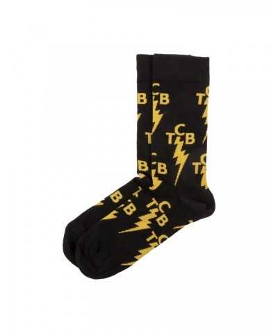 Elvis Presley TCB Dress Socks $8.14 Footware