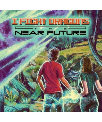 I Fight Dragons NEAR FUTURE (GREEN W/ BLUE SWIRL VINYL) Vinyl Record $10.26 Vinyl