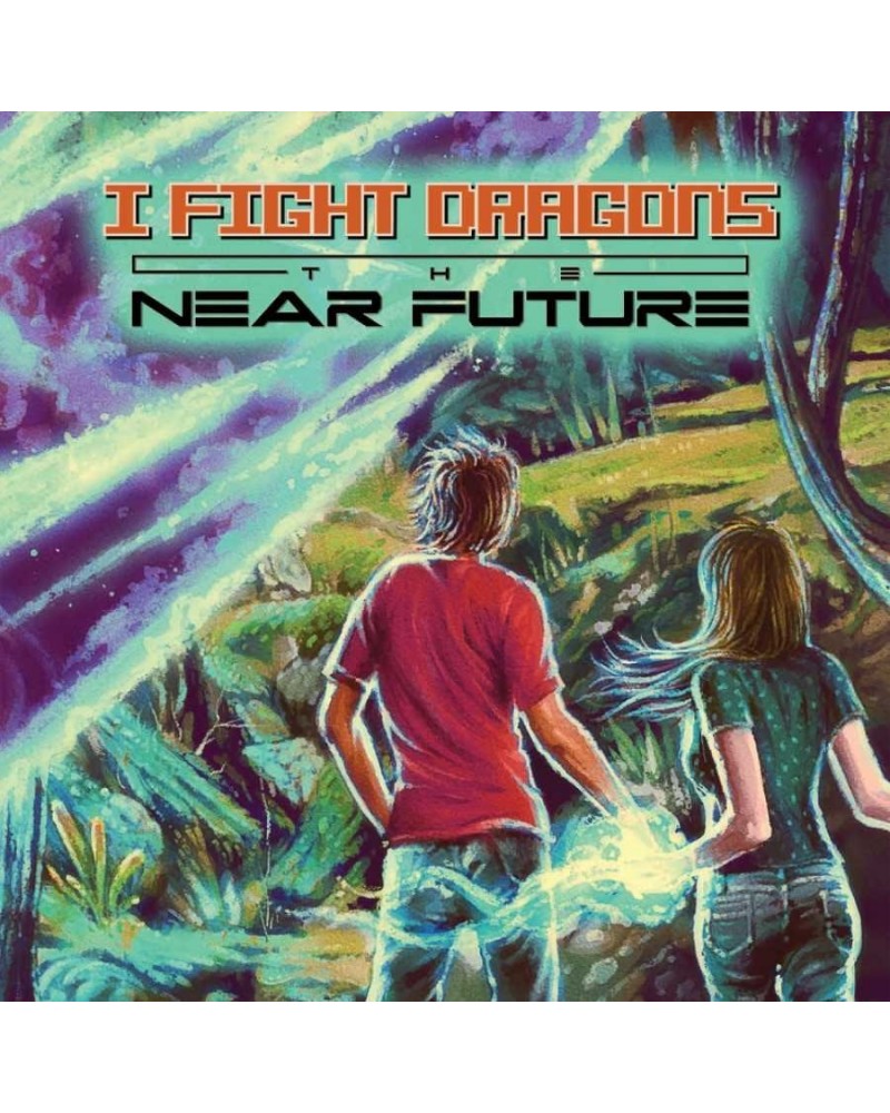 I Fight Dragons NEAR FUTURE (GREEN W/ BLUE SWIRL VINYL) Vinyl Record $10.26 Vinyl