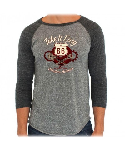 Jackson Browne Take It Easy Grey/Black Baseball Tee $13.80 Shirts