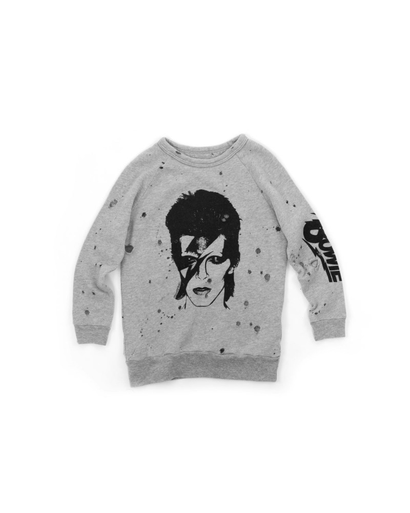 David Bowie Aladdin Sane Lauren Moshi Distressed Sweatshirt $20.00 Sweatshirts