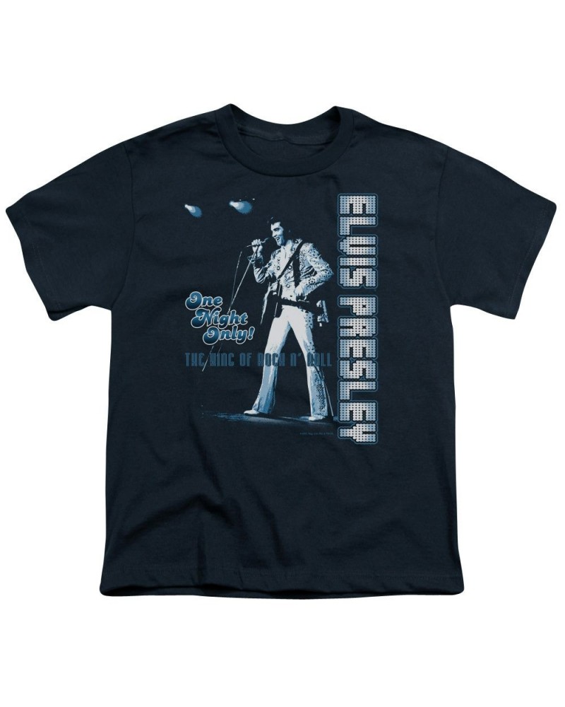 Elvis Presley Youth Tee | ONE NIGHT ONLY Youth T Shirt $5.85 Kids