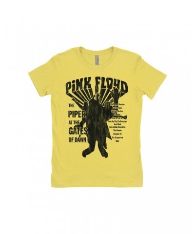 Pink Floyd Ladies' Boyfriend T-Shirt | The Piper At The Gates Of Dawn Promotion Image Shirt $8.48 Shirts