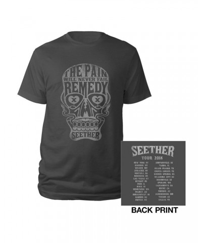 Seether Sugar Skull Itinerary Tee $8.23 Shirts