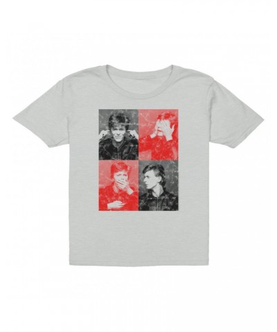 David Bowie Kids T-Shirt | Heros Photo Shoot Distressed Kids T-Shirt $10.48 Kids