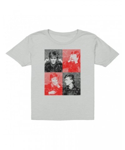 David Bowie Kids T-Shirt | Heros Photo Shoot Distressed Kids T-Shirt $10.48 Kids