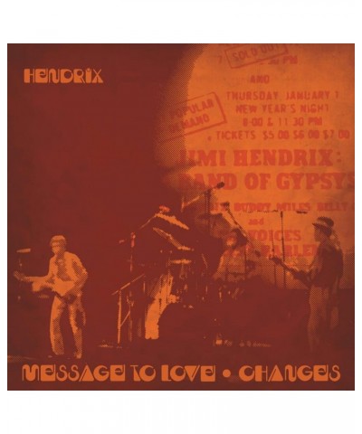 Jimi Hendrix Message To Love / Changes (Red/Yellow Swirl 7" Single) Vinyl Record $5.17 Vinyl