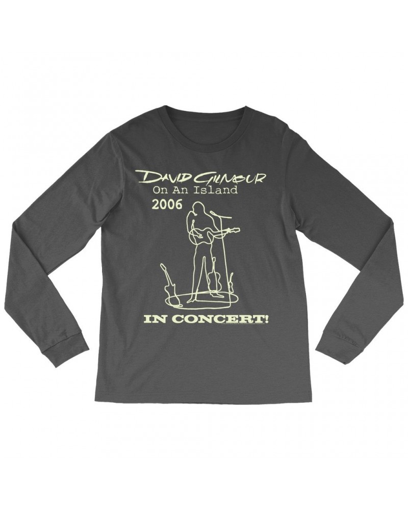 David Gilmour Long Sleeve Shirt | On An Island In Concert 2006 Shirt $12.58 Shirts