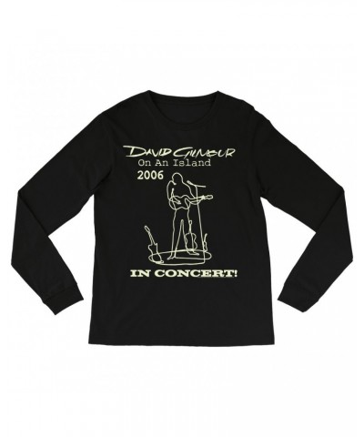 David Gilmour Long Sleeve Shirt | On An Island In Concert 2006 Shirt $12.58 Shirts