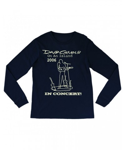 David Gilmour Long Sleeve Shirt | On An Island In Concert 2006 Shirt $12.58 Shirts