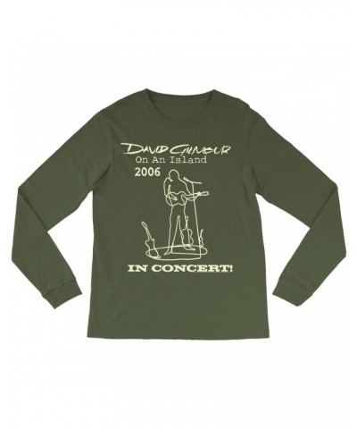 David Gilmour Long Sleeve Shirt | On An Island In Concert 2006 Shirt $12.58 Shirts