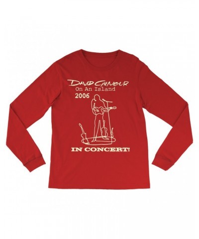 David Gilmour Long Sleeve Shirt | On An Island In Concert 2006 Shirt $12.58 Shirts