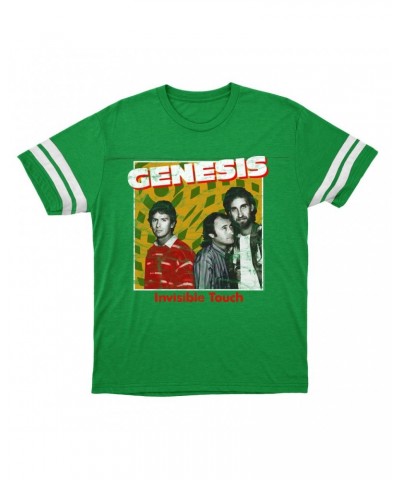 Genesis T-Shirt | Invisible Touch Throwback Poster Distressed Football Shirt $15.82 Shirts