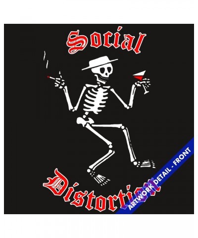 Social Distortion T-Shirt | Skeleton Logo T-Shirt $2.96 Shirts