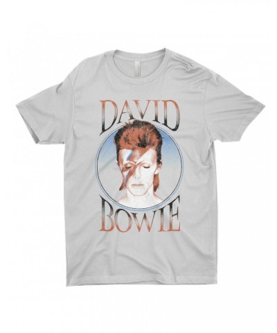 David Bowie T-Shirt | Reissue Aladdin Sane Design Distressed Shirt $11.73 Shirts