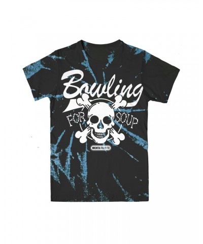 Bowling For Soup Denton Skull Tie-Dye Tee $15.75 Shirts