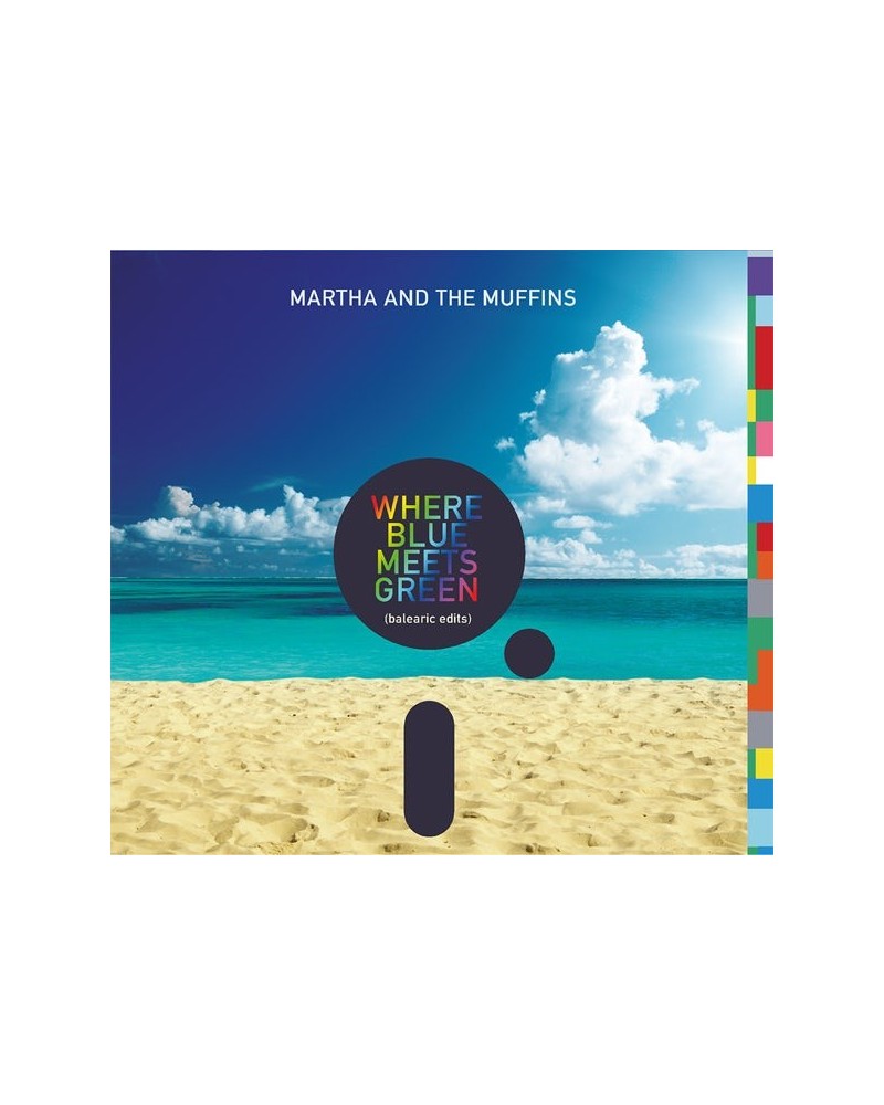 Martha and the Muffins WHERE BLUE MEETS GREEN (BALEARIC EDITS) CD $6.20 CD