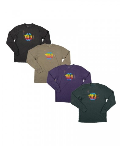 Phish Classic Rainbow Logo Long-sleeved Heavyweight T-shirt $17.64 Shirts