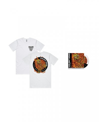 Violent Soho Hungry Ghost Anniversary Tee (White) & Hungry Ghost (10th Anniversary Edition) CD $13.07 CD