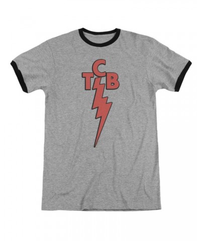 Elvis Presley Shirt | TCB Premium Ringer Tee $9.03 Shirts